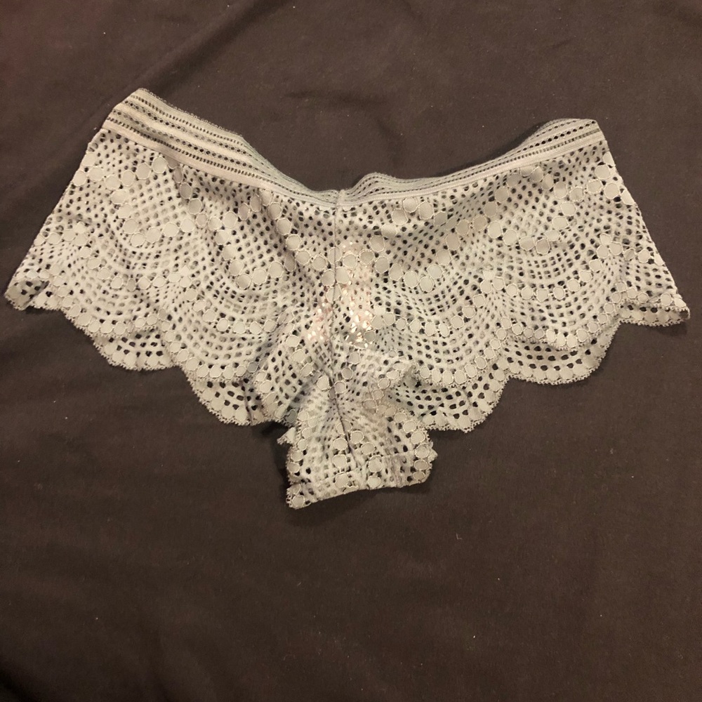Olive green lace panties